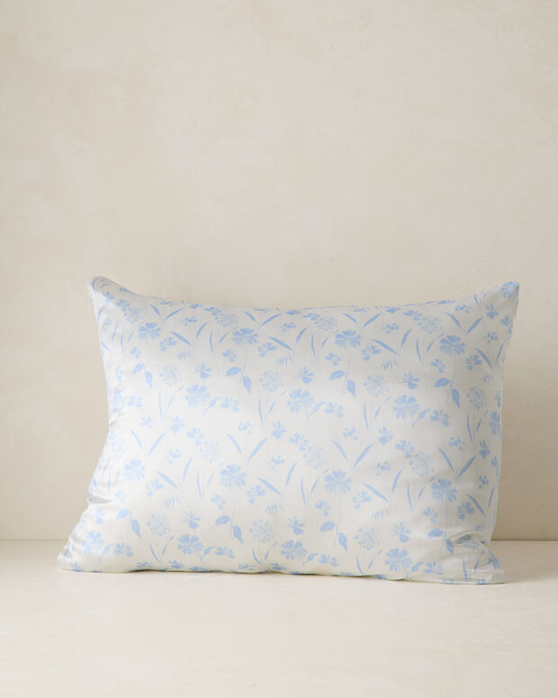 Washable Silk Printed Pillowcase