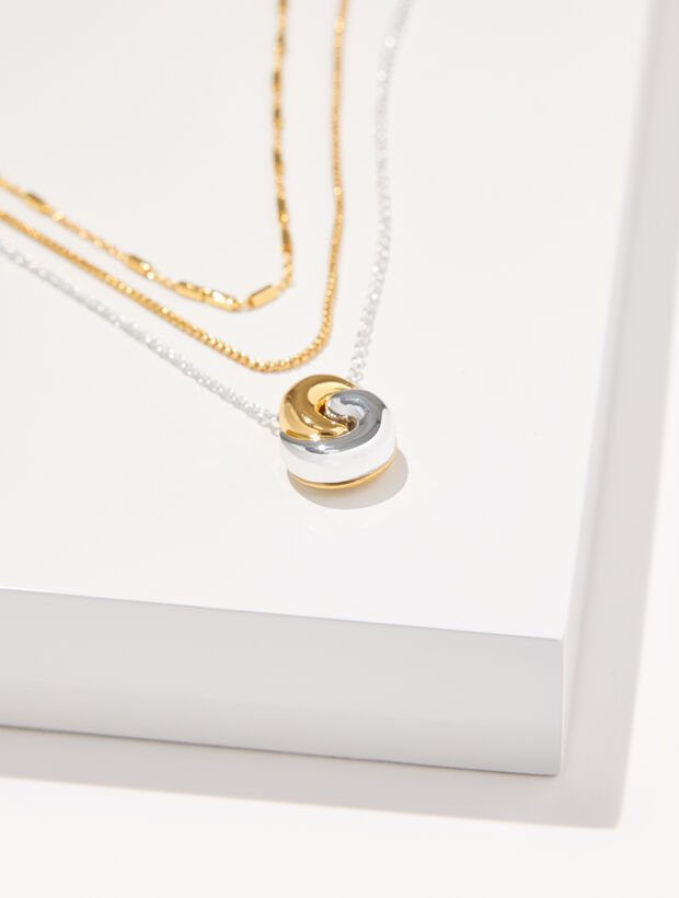 Rope Swirl Layer Necklace
