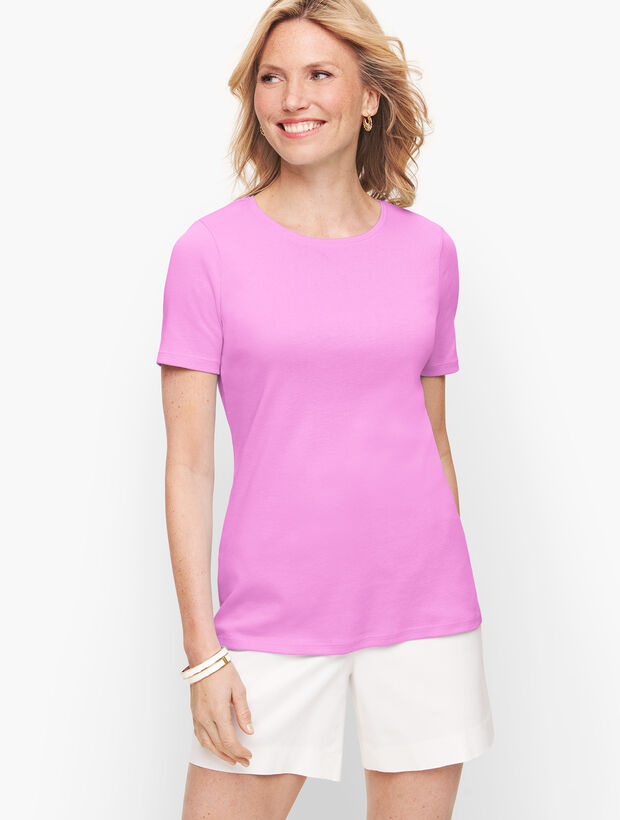 Pima Cotton Crewneck Tee