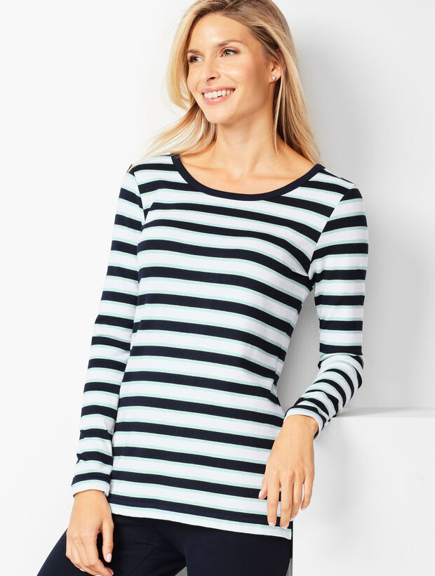 Open-Back Stripe Top