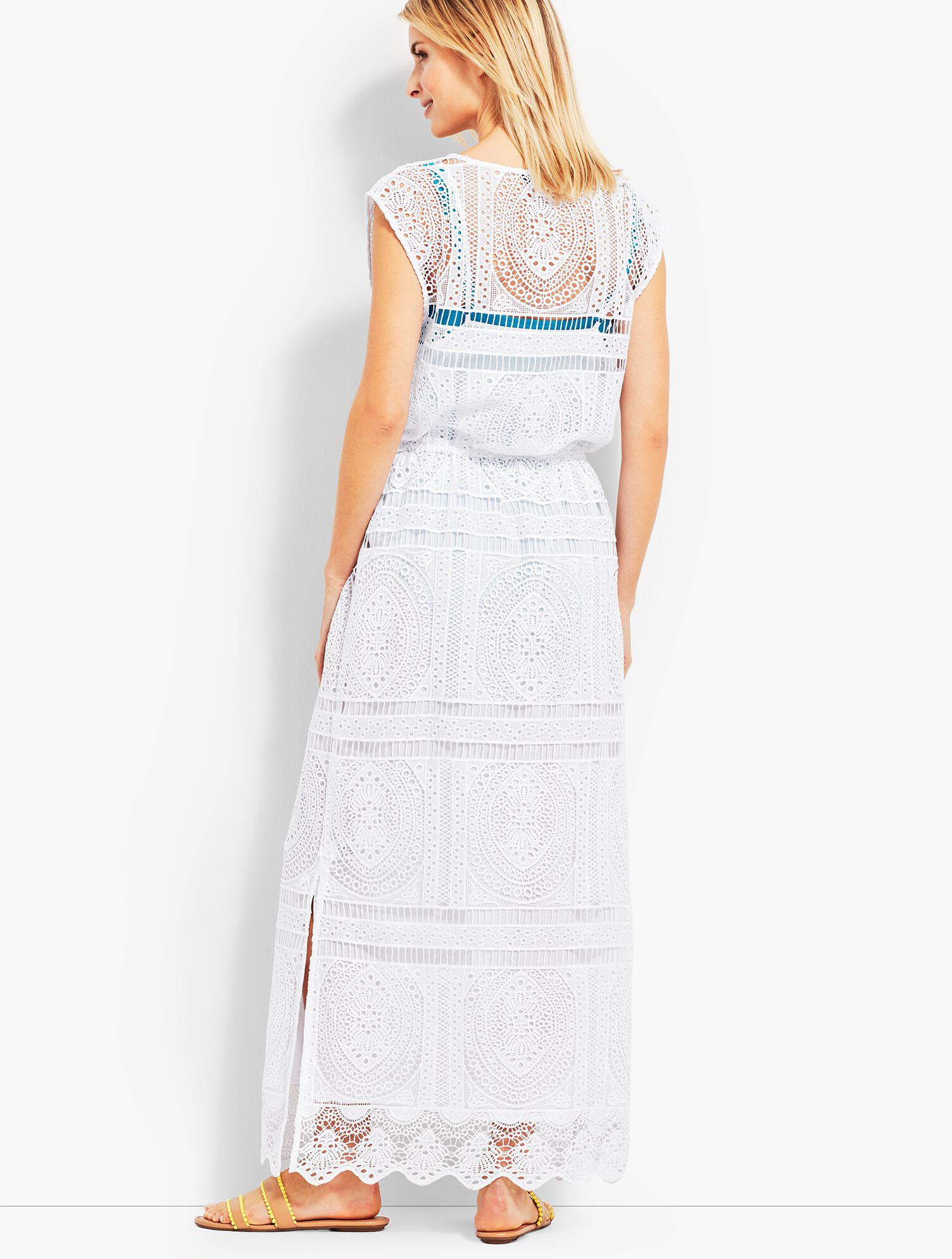 Lace Maxi Dress Cover-Up