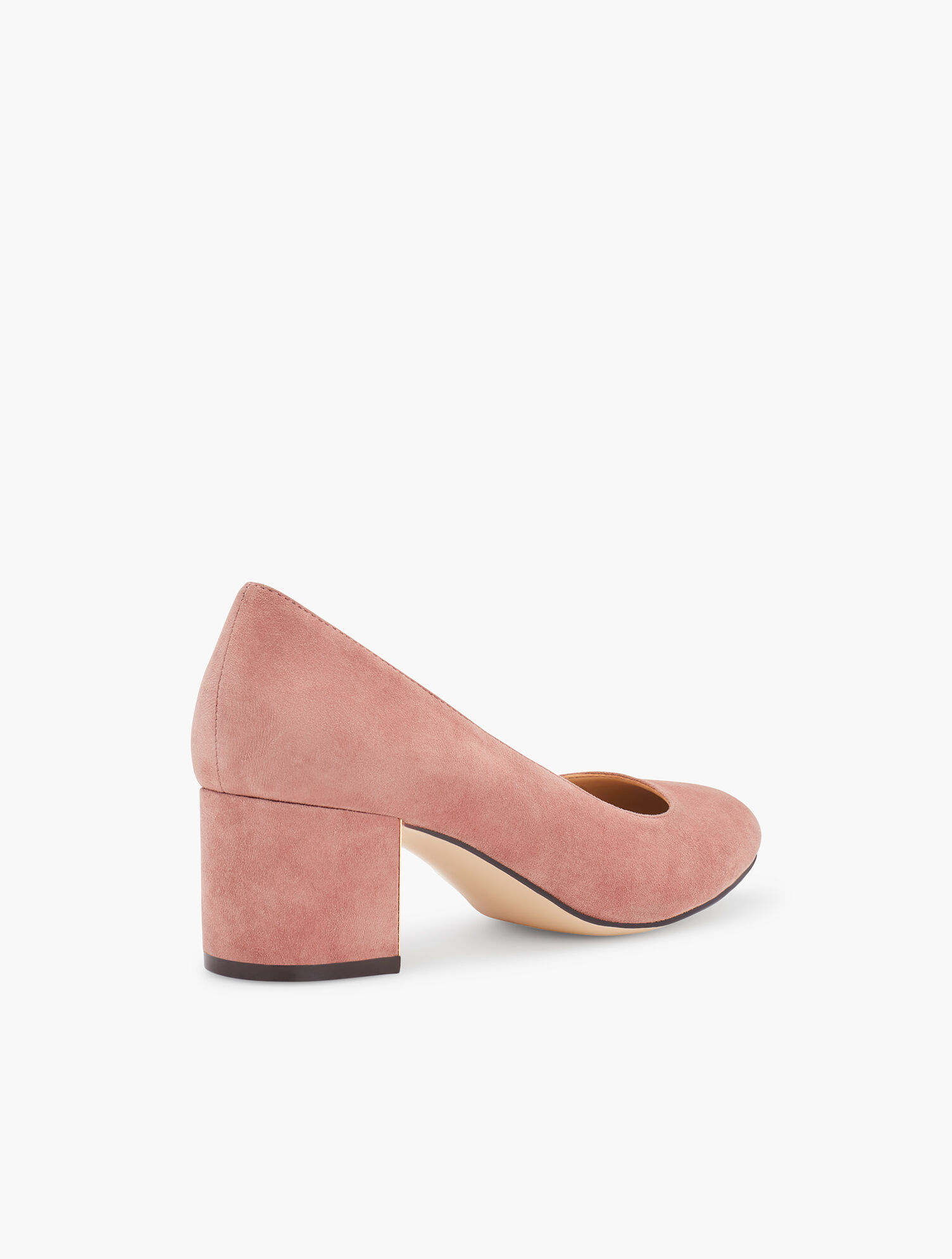 Isa Block Heel Pumps - Suede