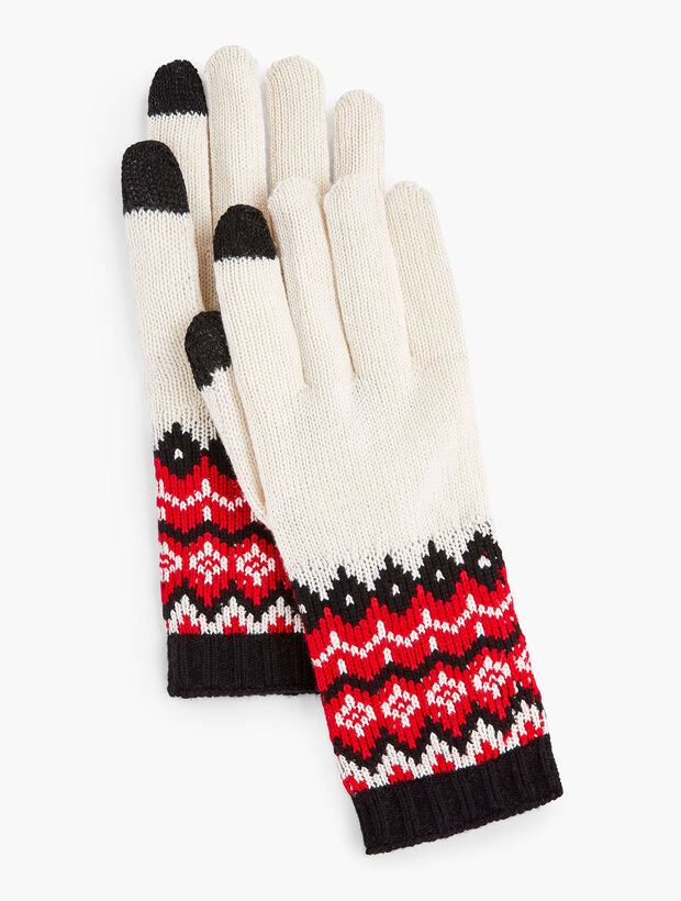 Chalet Fair Isle Touch Gloves