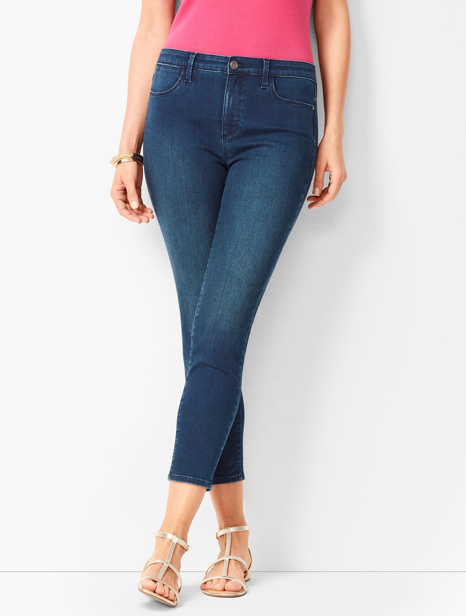 Denim Jegging Crops Atmosphere Wash Talbots