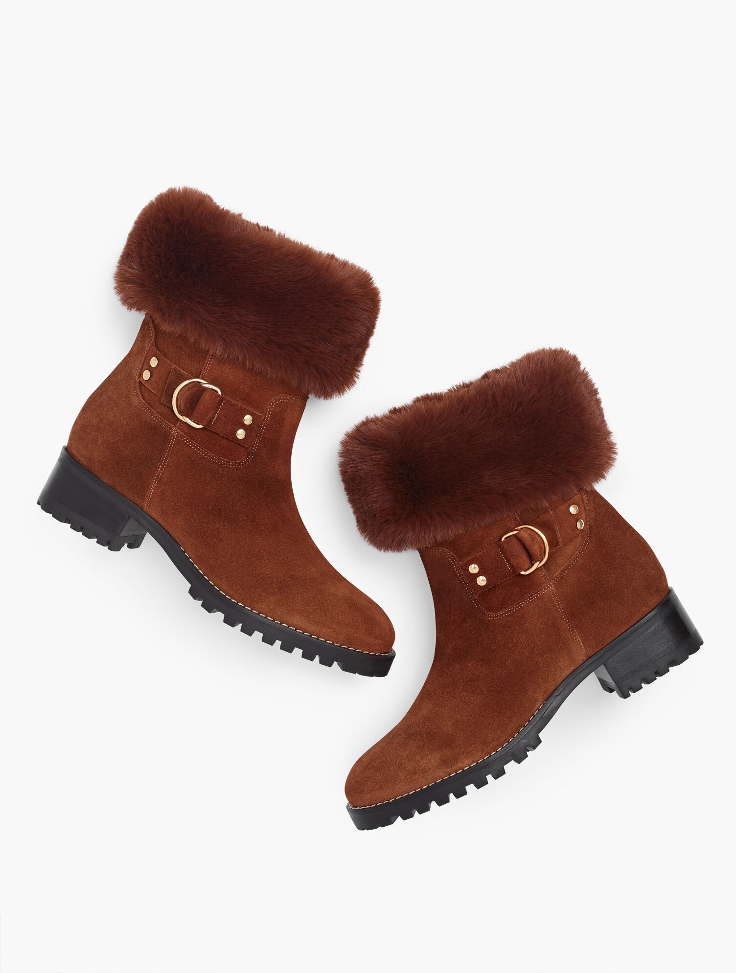 Tish Foldover Cuff Ankle Boots | Talbots