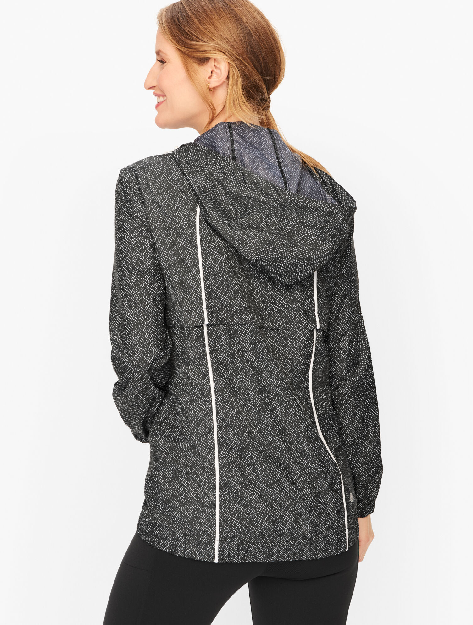 Hooded Polka Dot Jacket | Talbots