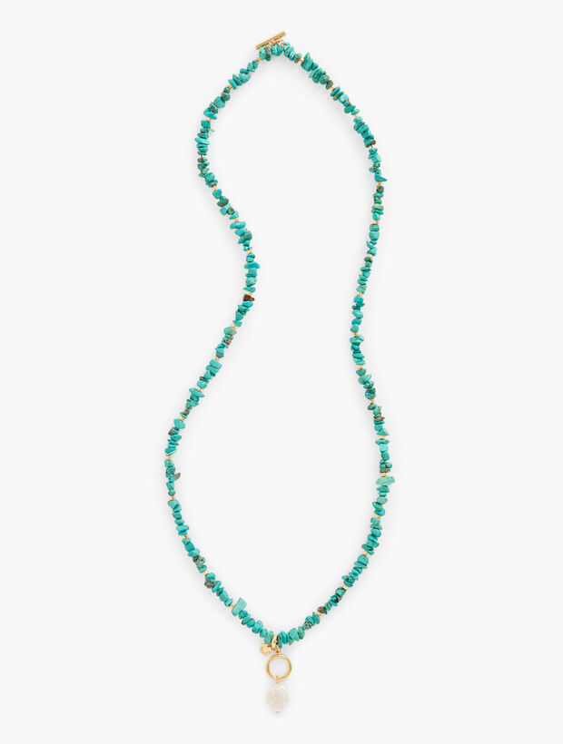 Turquoise Stones Convertible Necklace | Talbots