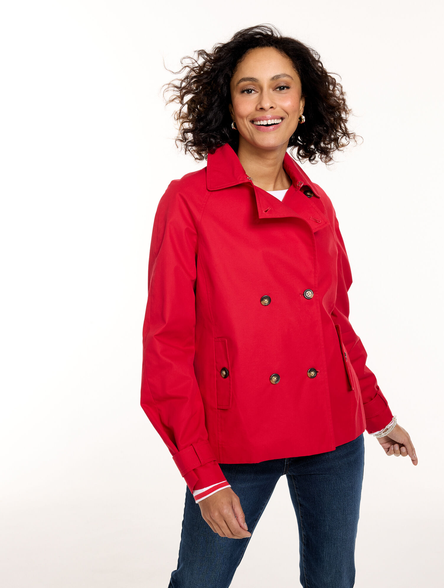 Cotton Twill Trench Coat