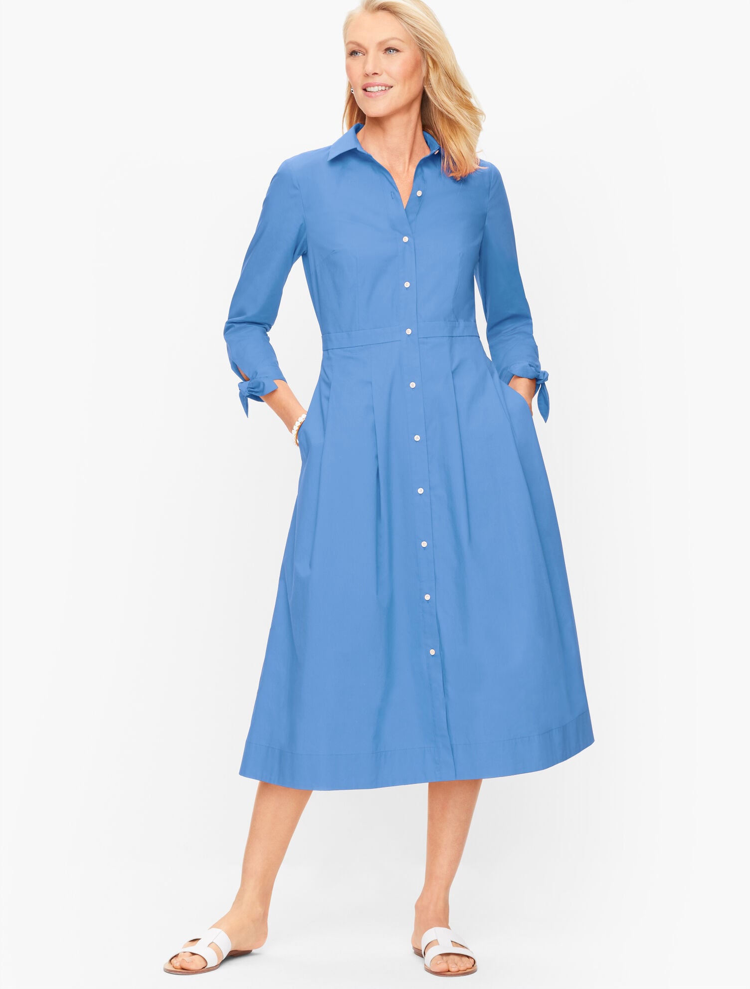 Poplin Shirtdress