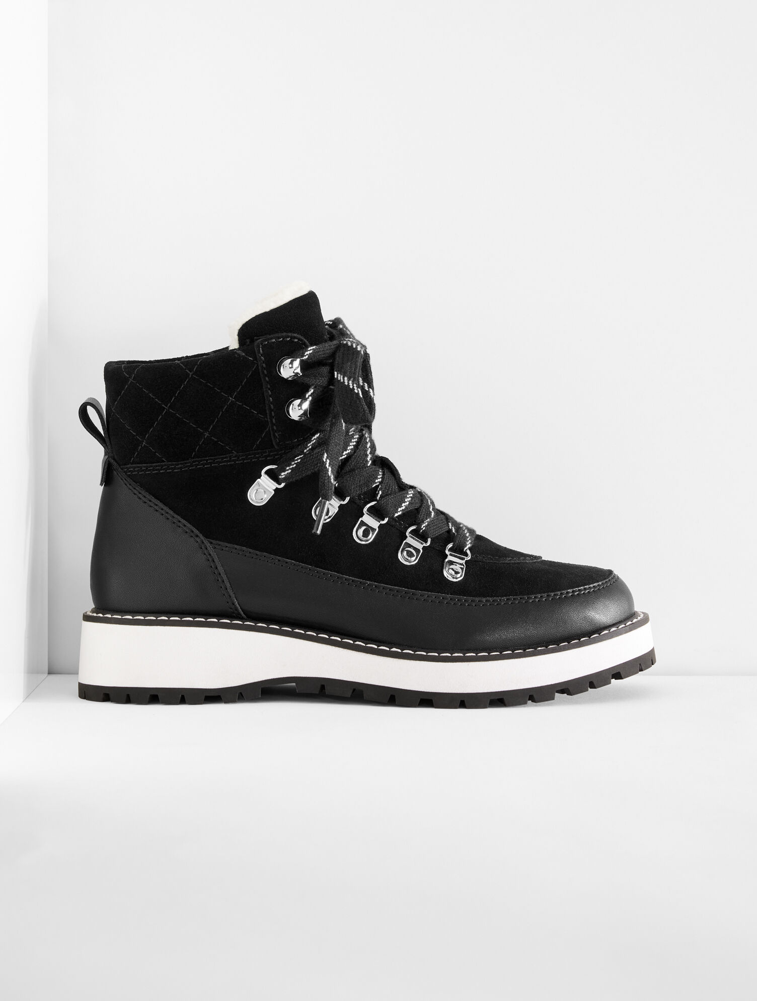 Jules Suede &amp; Leather Hiker Boots