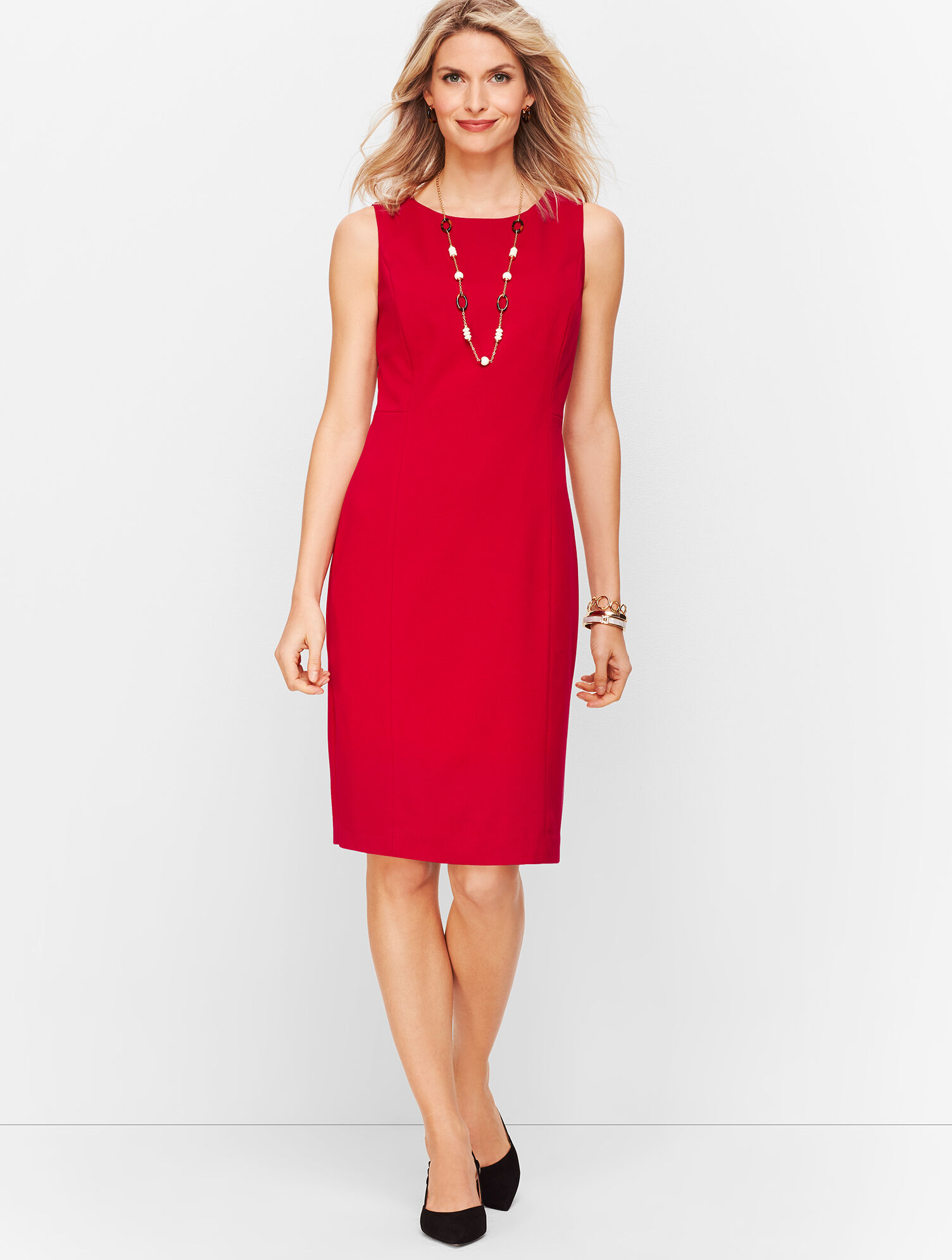 fitted lace wedding dress Brigid Classic Sheath Dress – Maggy London main image 0