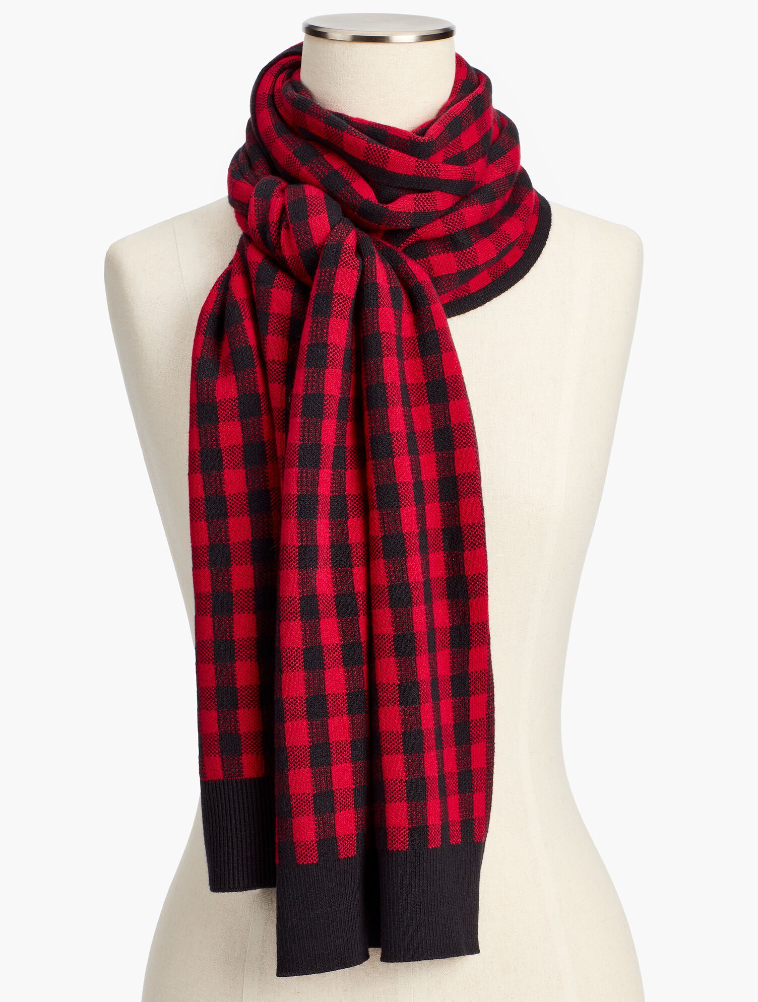 buffalo plaid shawl