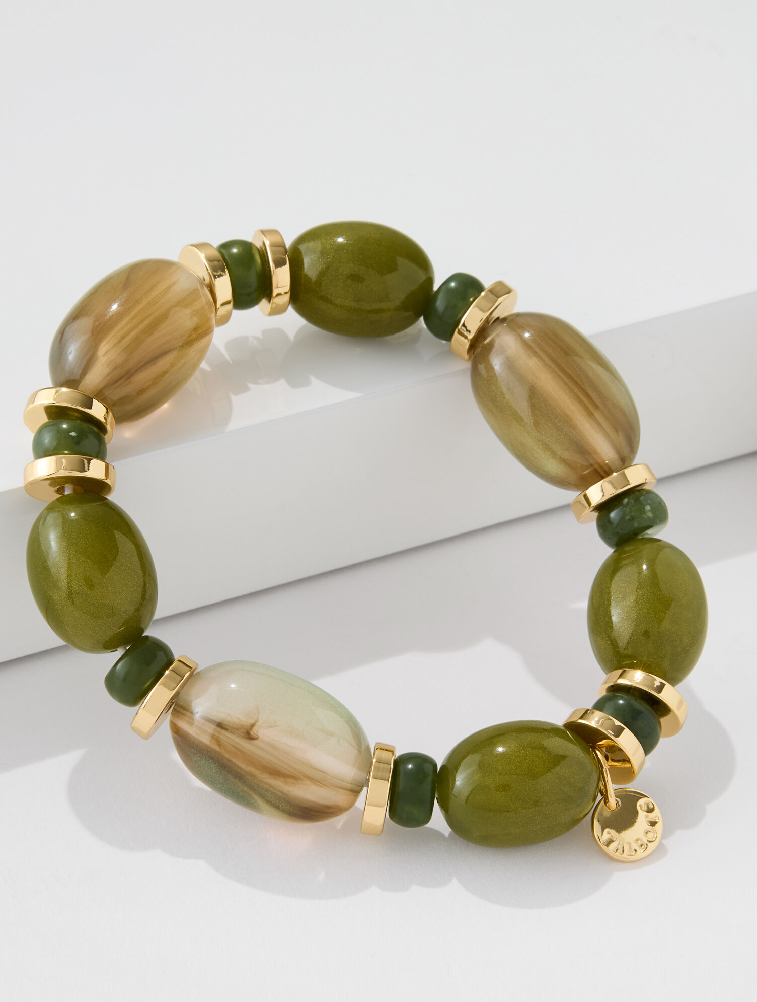 Oval Bead Stretch Bracelet