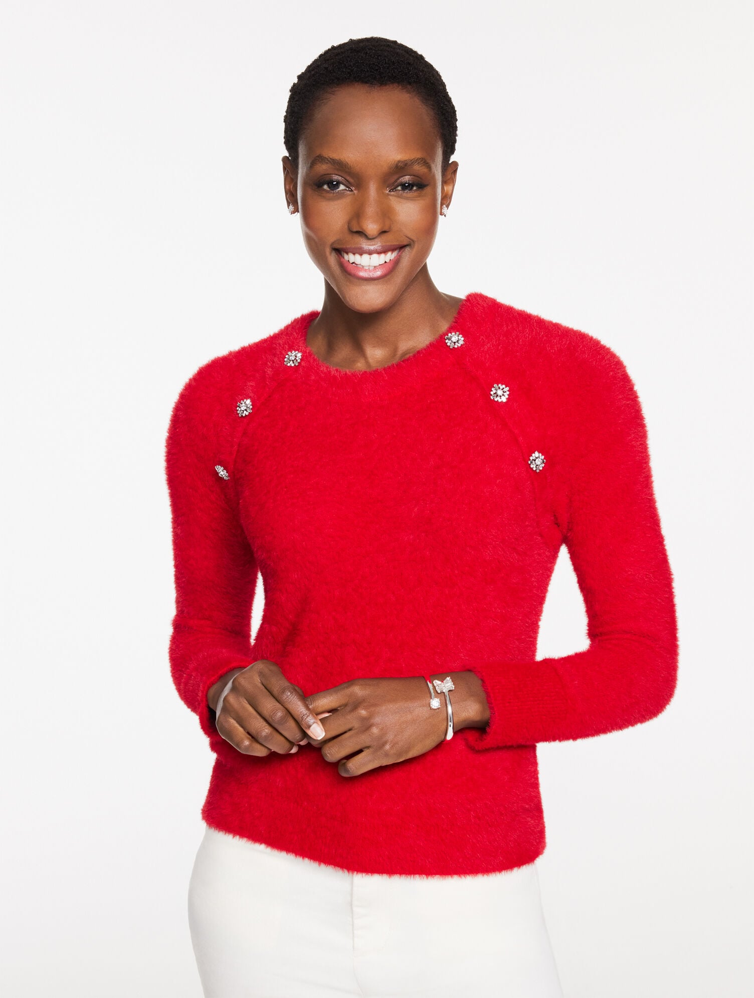 Plush Crewneck Sweater
