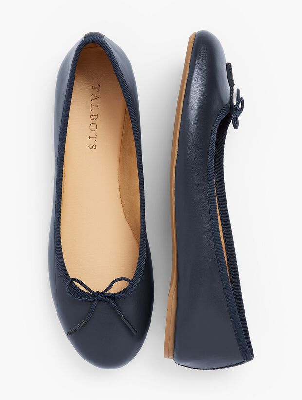 Penelope Ballet Flats - Napa Leather