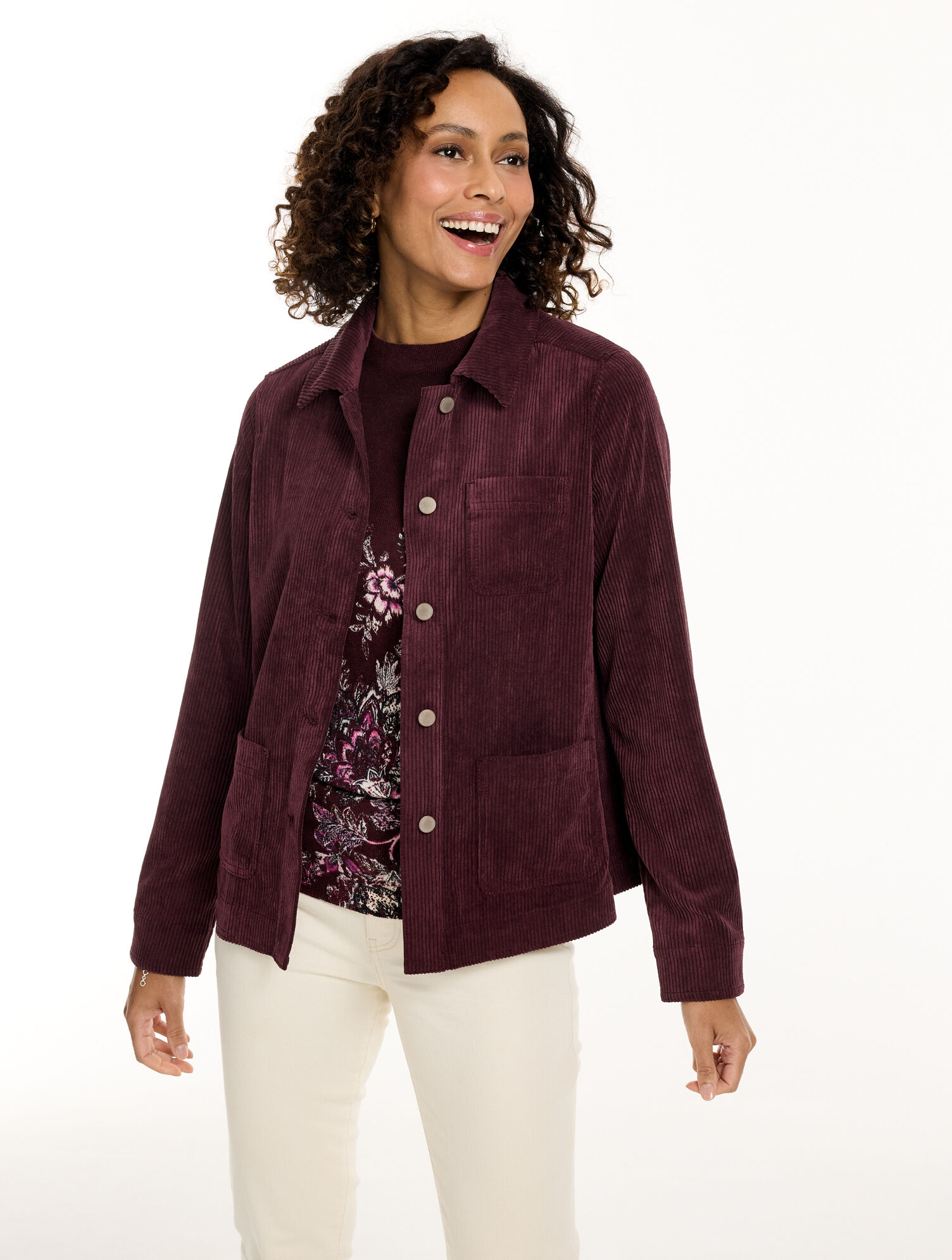 Corduroy Swing Jacket