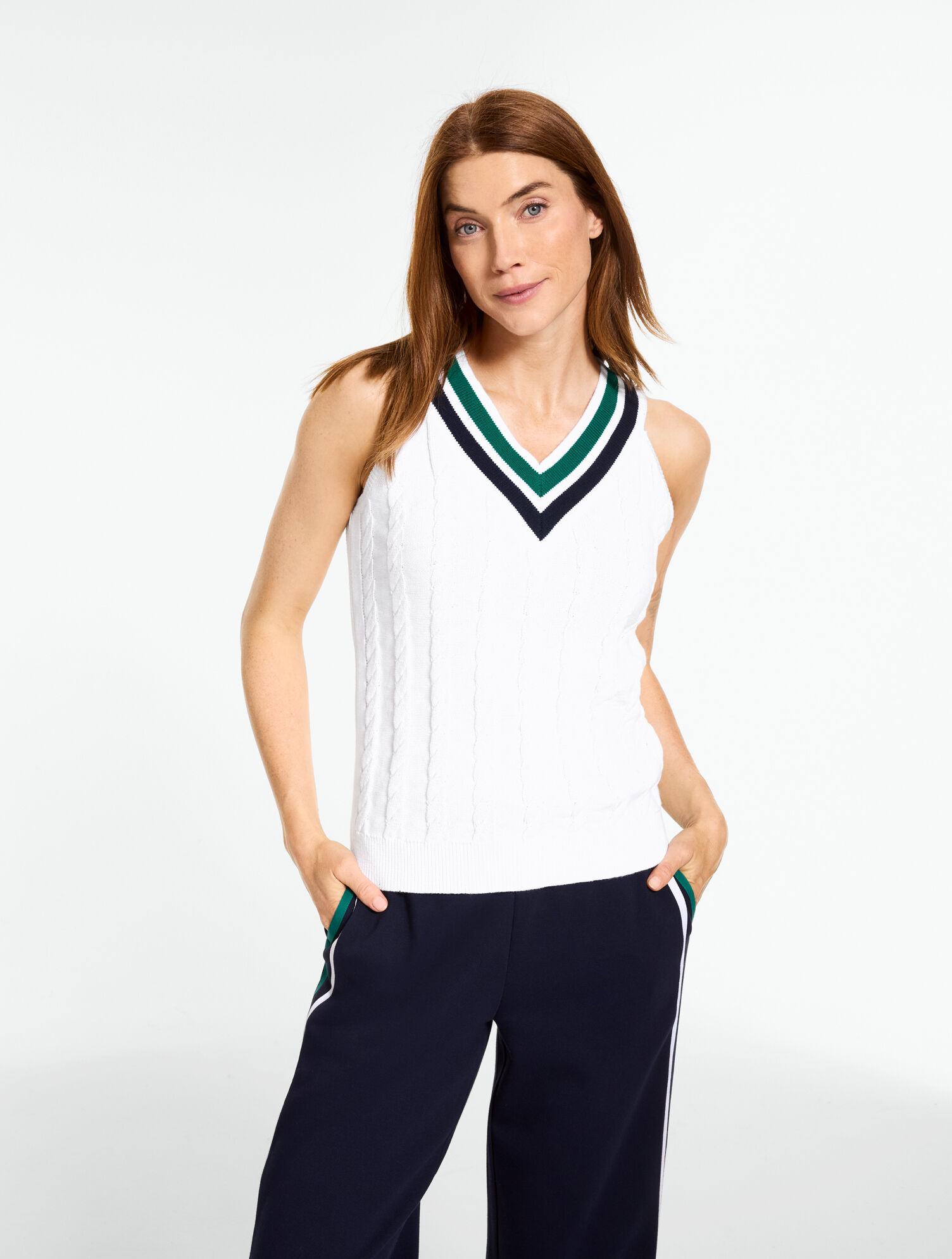 Coolmax&reg; Tennis Spectator Sweater Vest