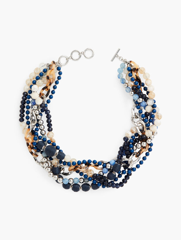 Twisted Bead Necklace Talbots