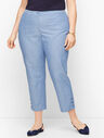 Perfect Crop Pants  - Curvy Fit - Chambray