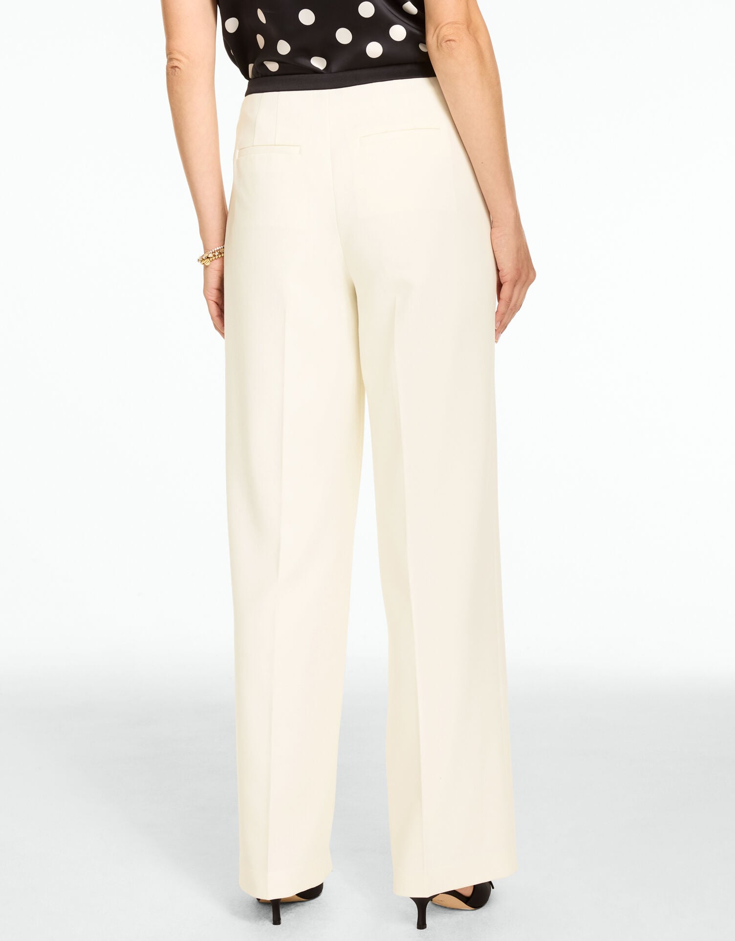 Lightweight Double Cloth Wide Leg Pants