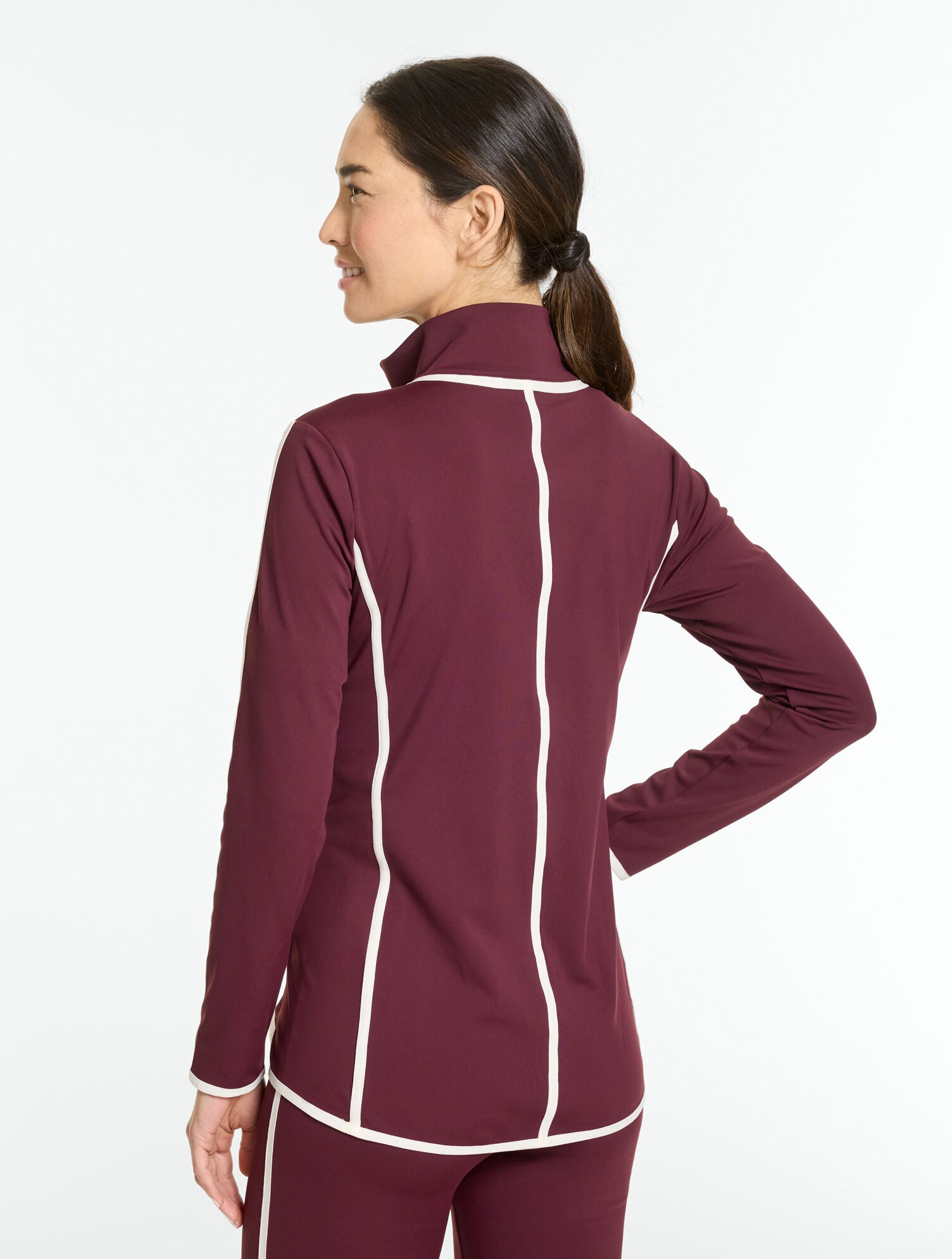 Out &amp; About Half-Zip Pullover - Contrast Stripe
