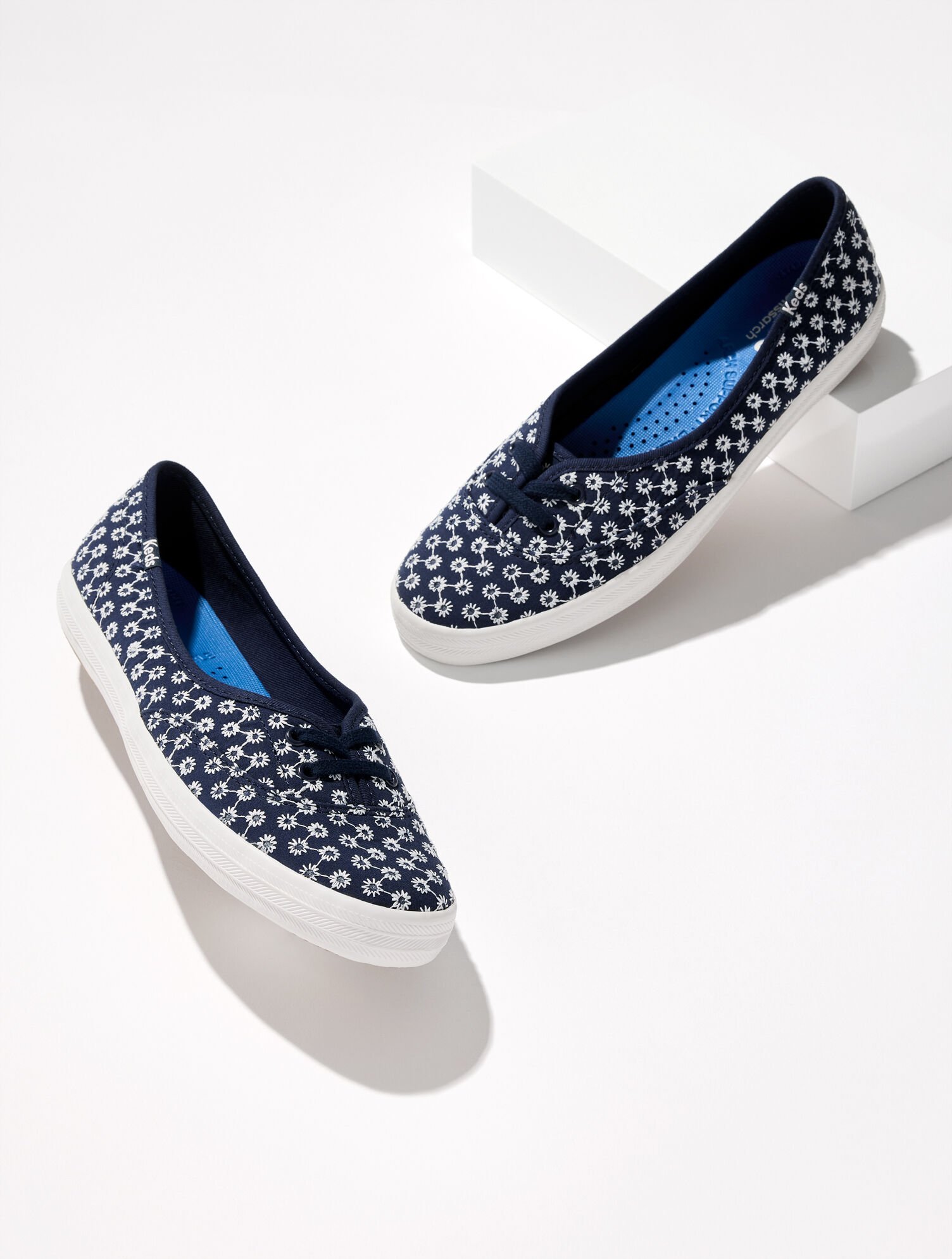 Keds&reg; Cotton Eyelet The Mini Sneakers