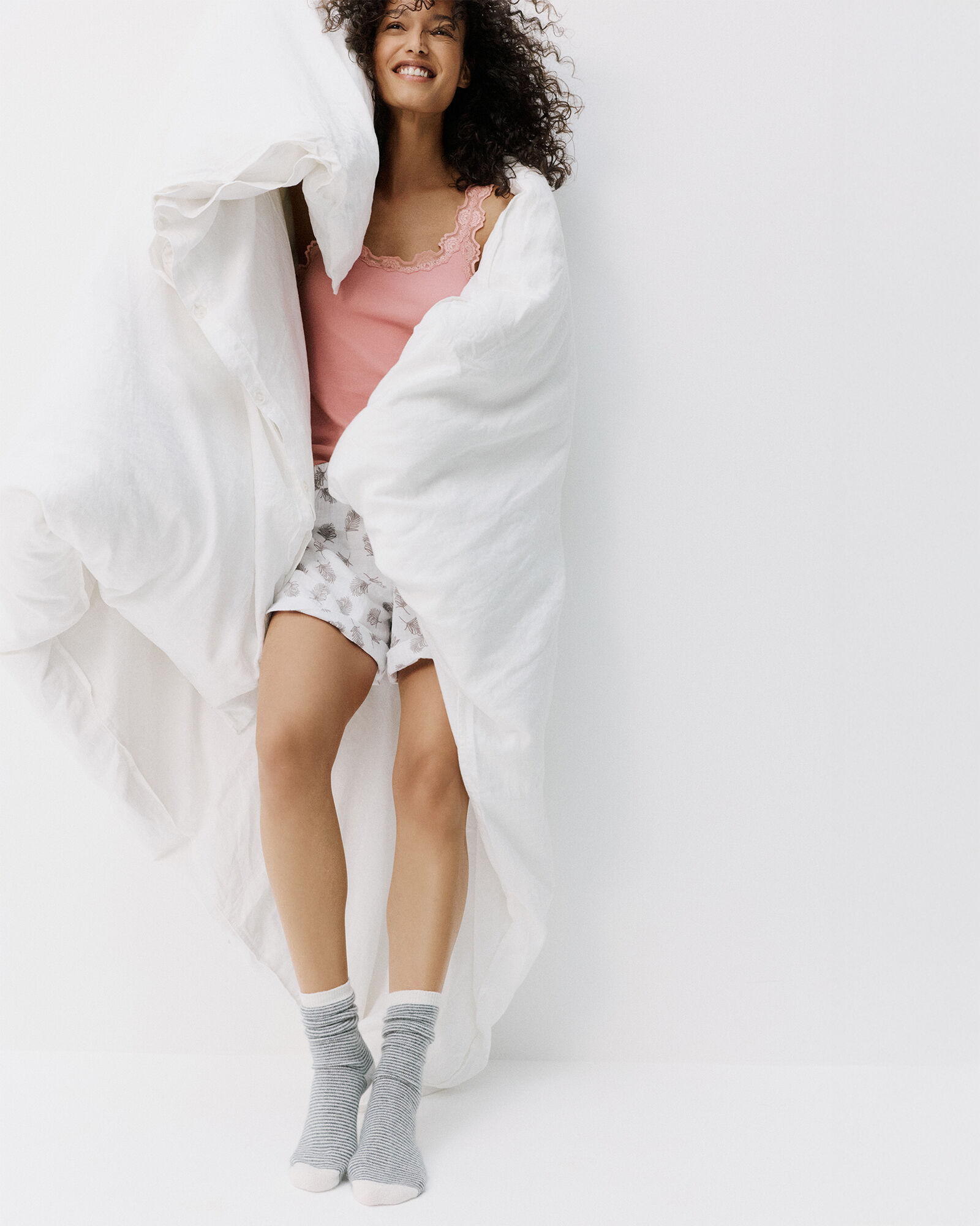 Cashmere Striped Socks