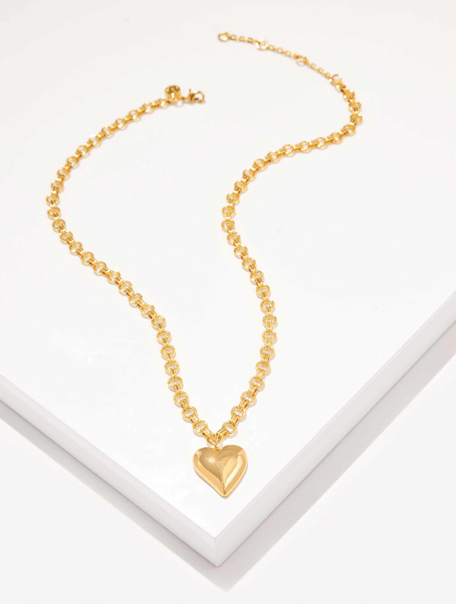 Soft Heart Pendant Necklace