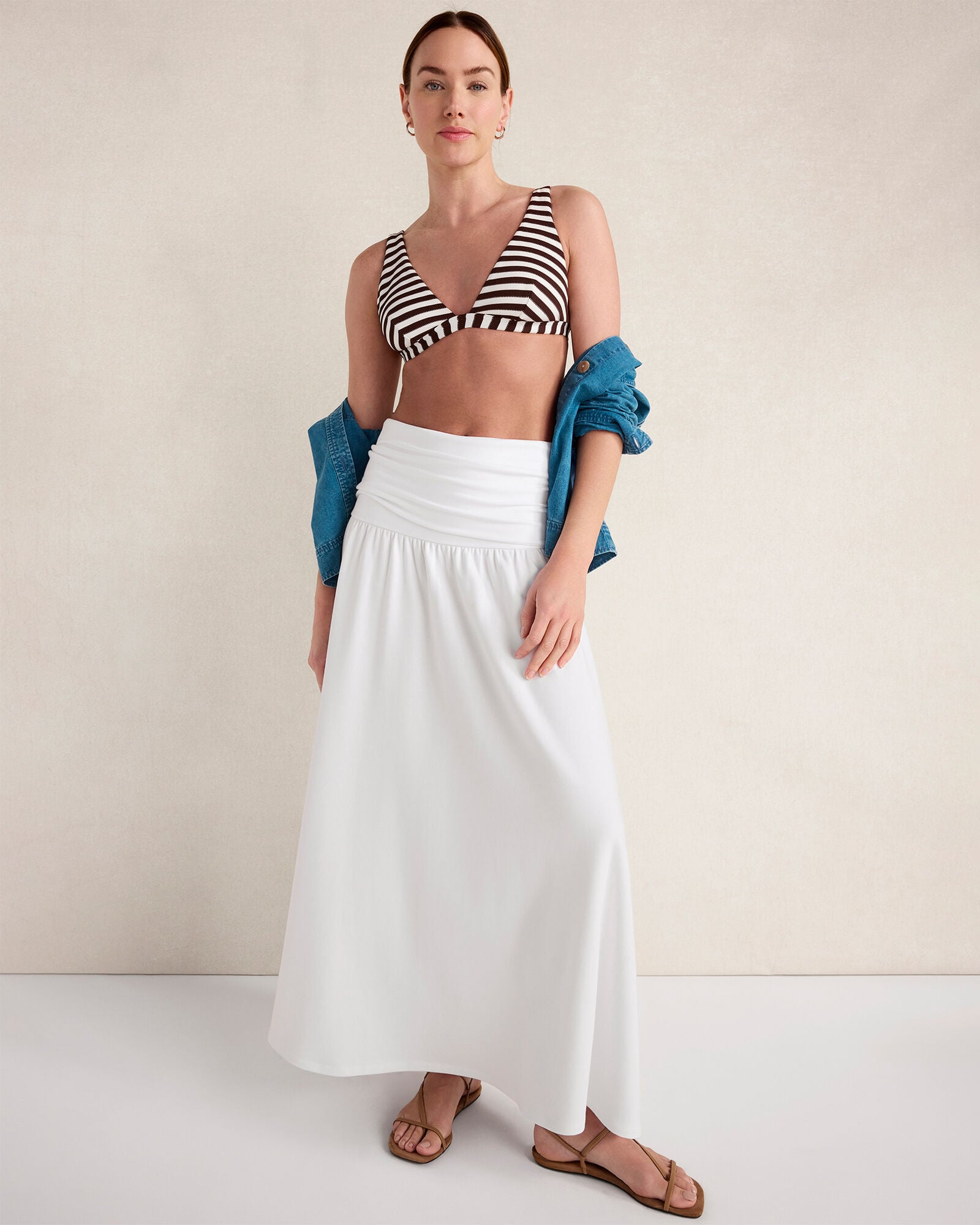 Organic Cotton Modal Strapless Dress