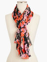 Long Floral Scarf