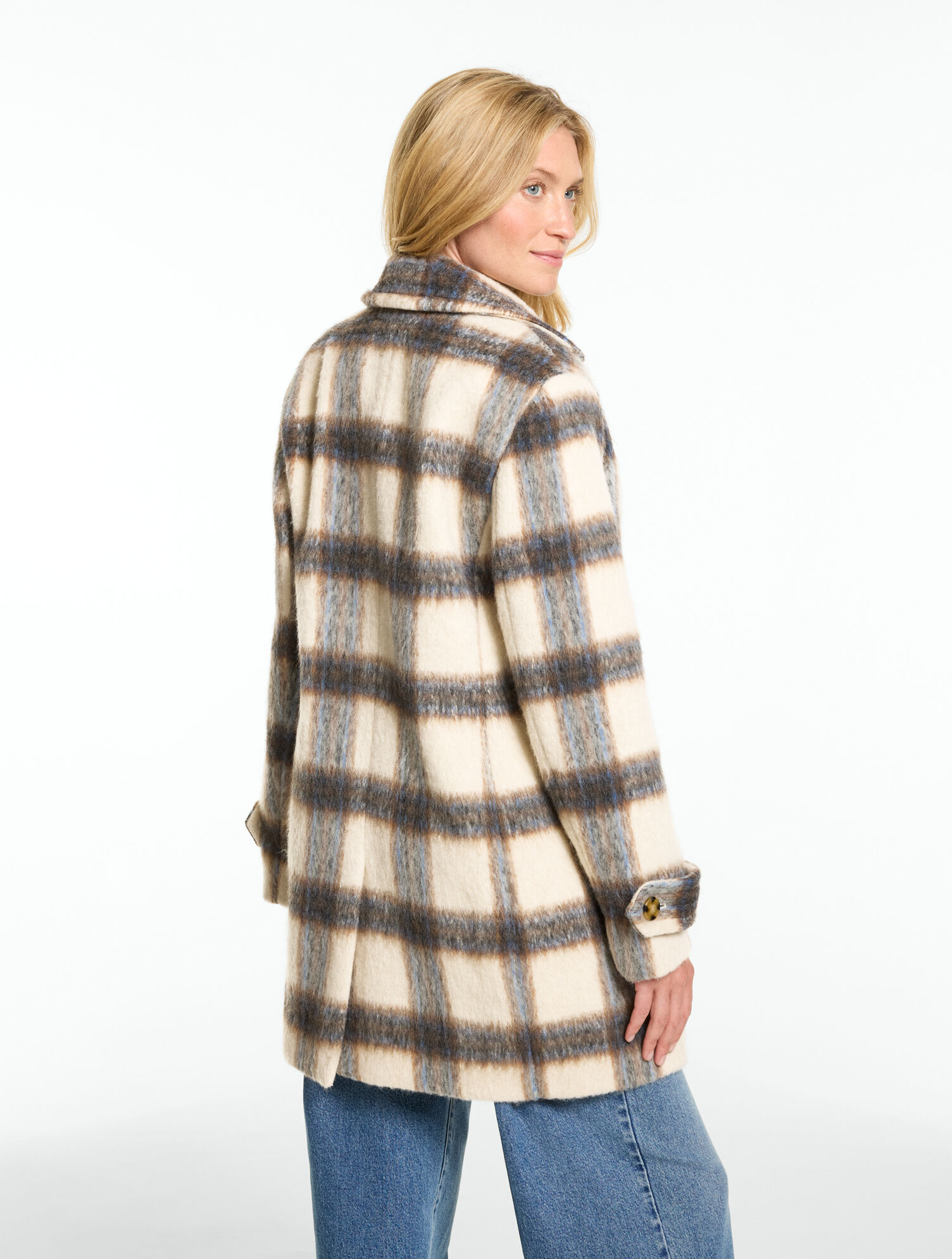 Chateau Plaid Brushed Jacket - thumbnail 3