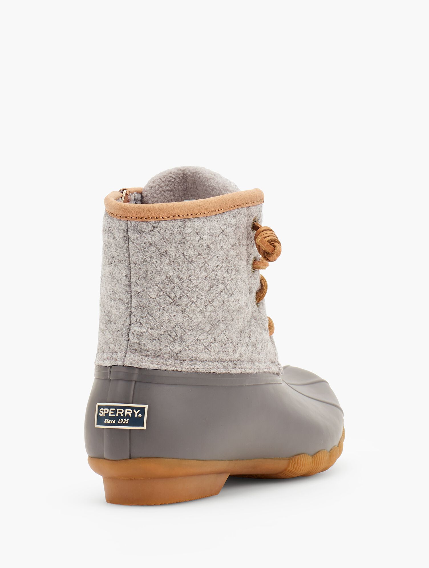 Bottes Compensées Sperry Saltwater – Taille 9, Mouton Véritable, Bordure Peau De Mouton, Marron