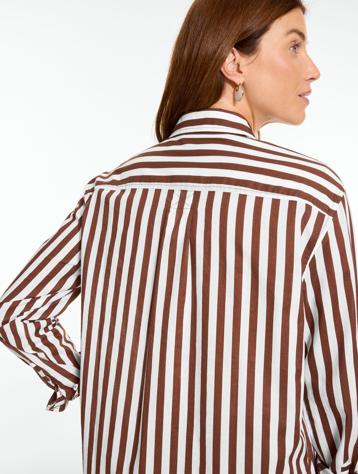 Everyday Relaxed Shirt - Sand Stripe