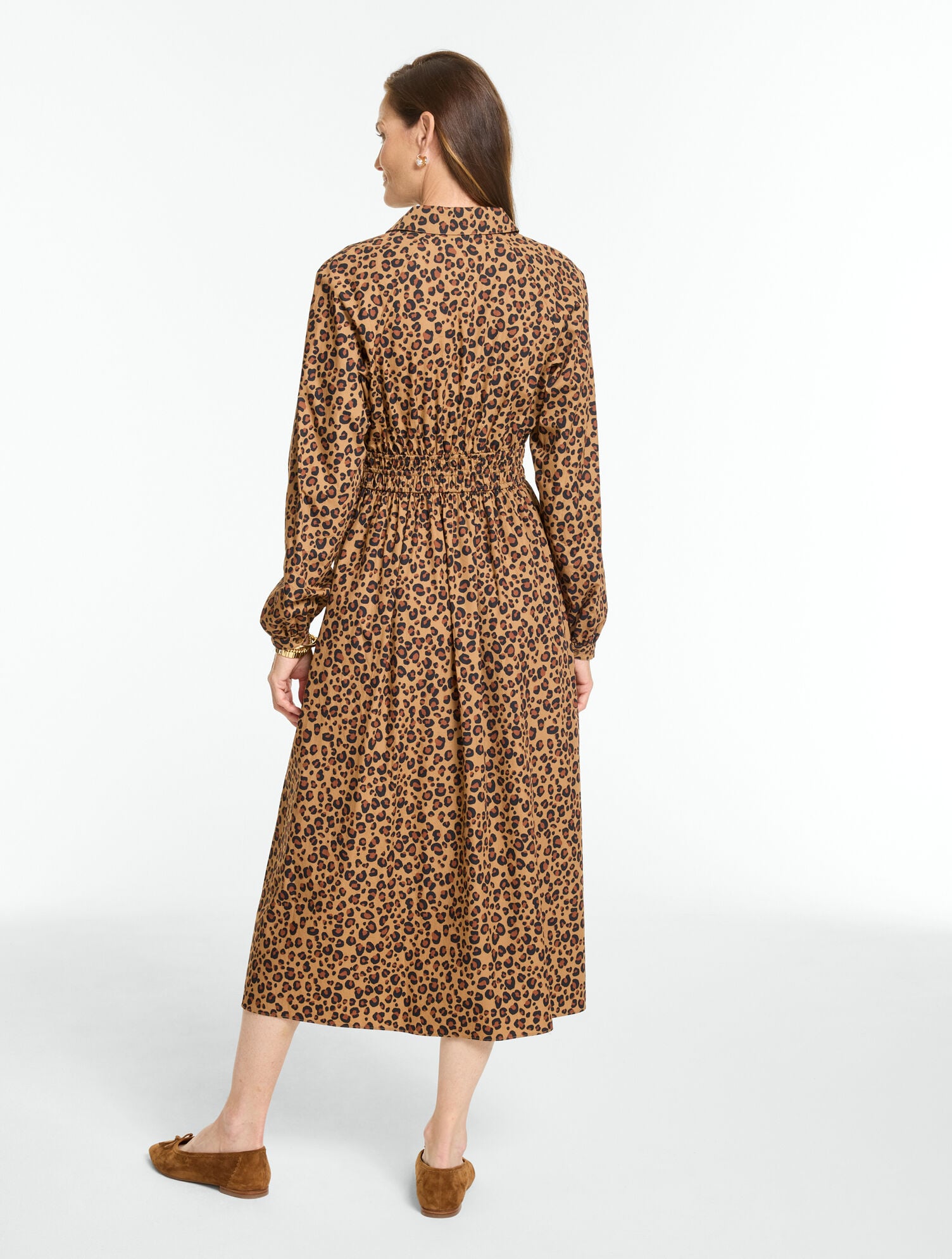 Poplin Shirtdress - Lavish Leopard