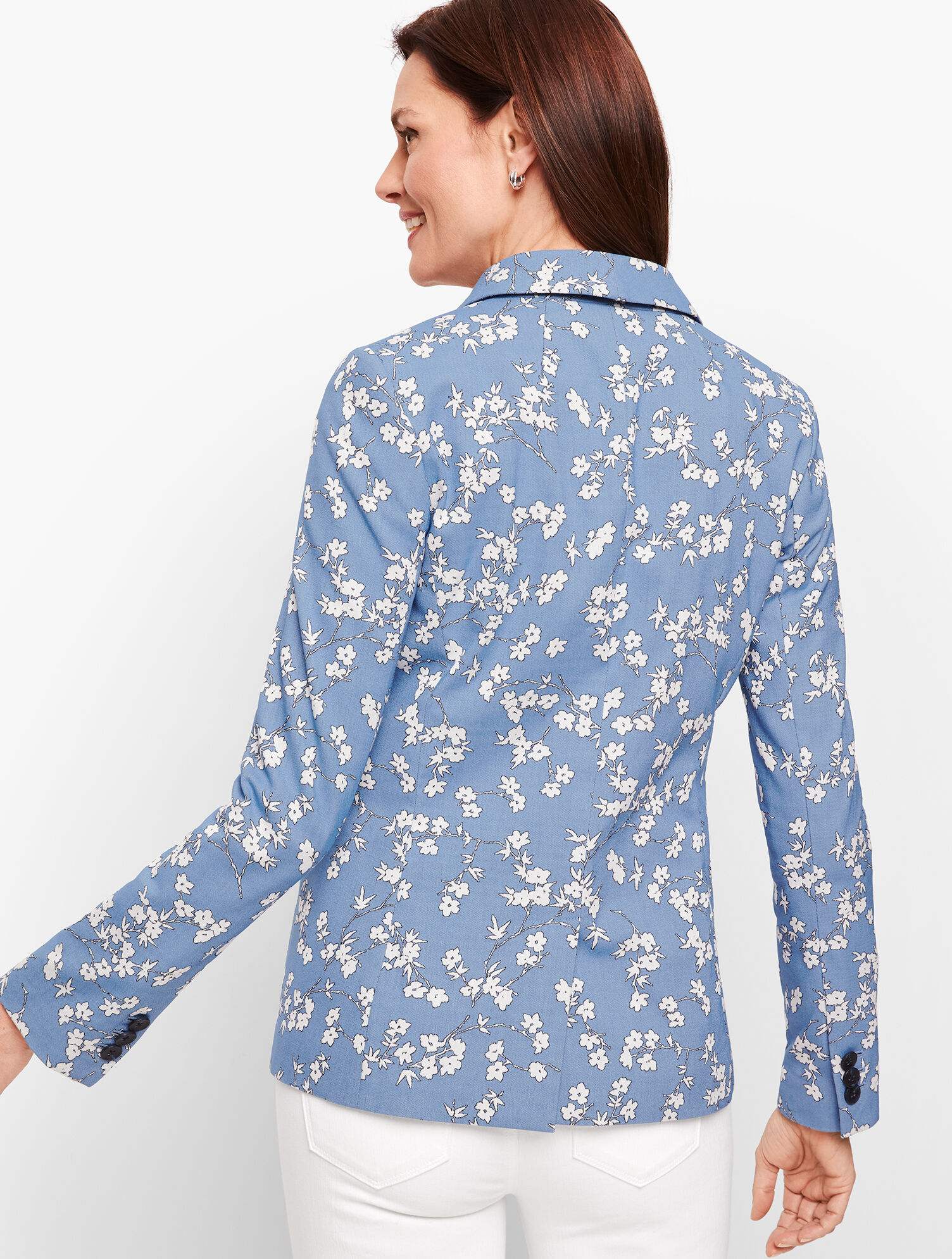 Floral Jacquard  Blazer