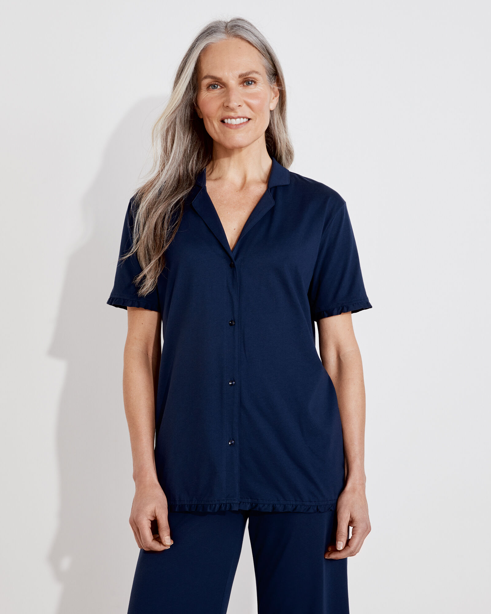 Organic Cotton Jersey Sleep Shirt | Haven Well Within