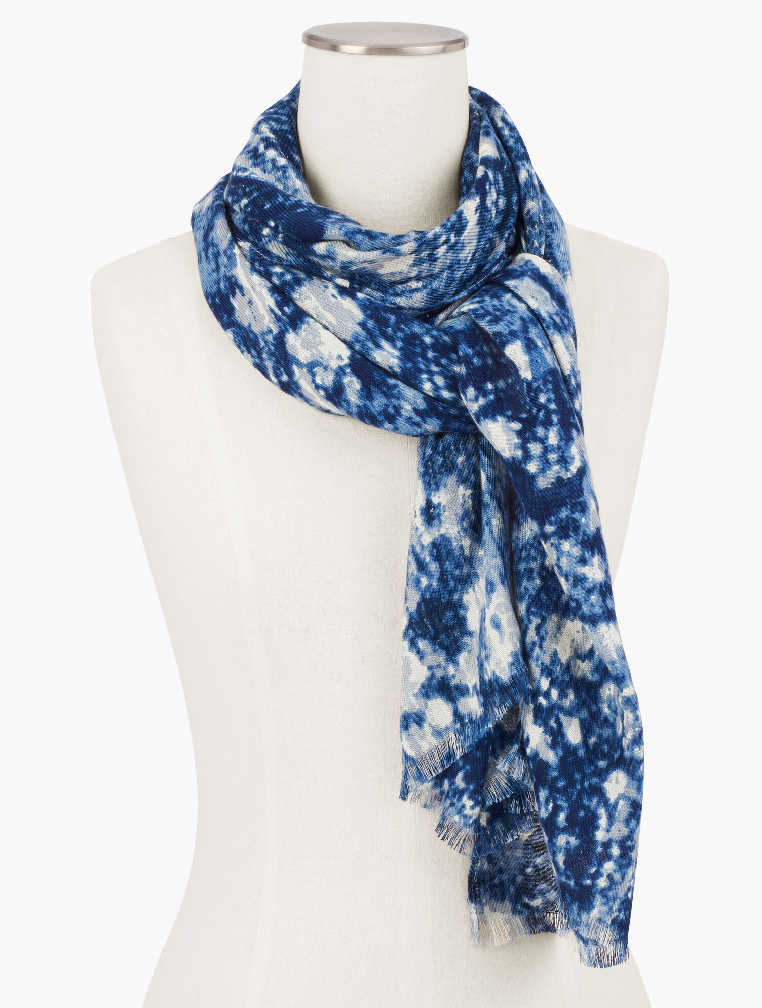 Soft Floral Oblong Scarf