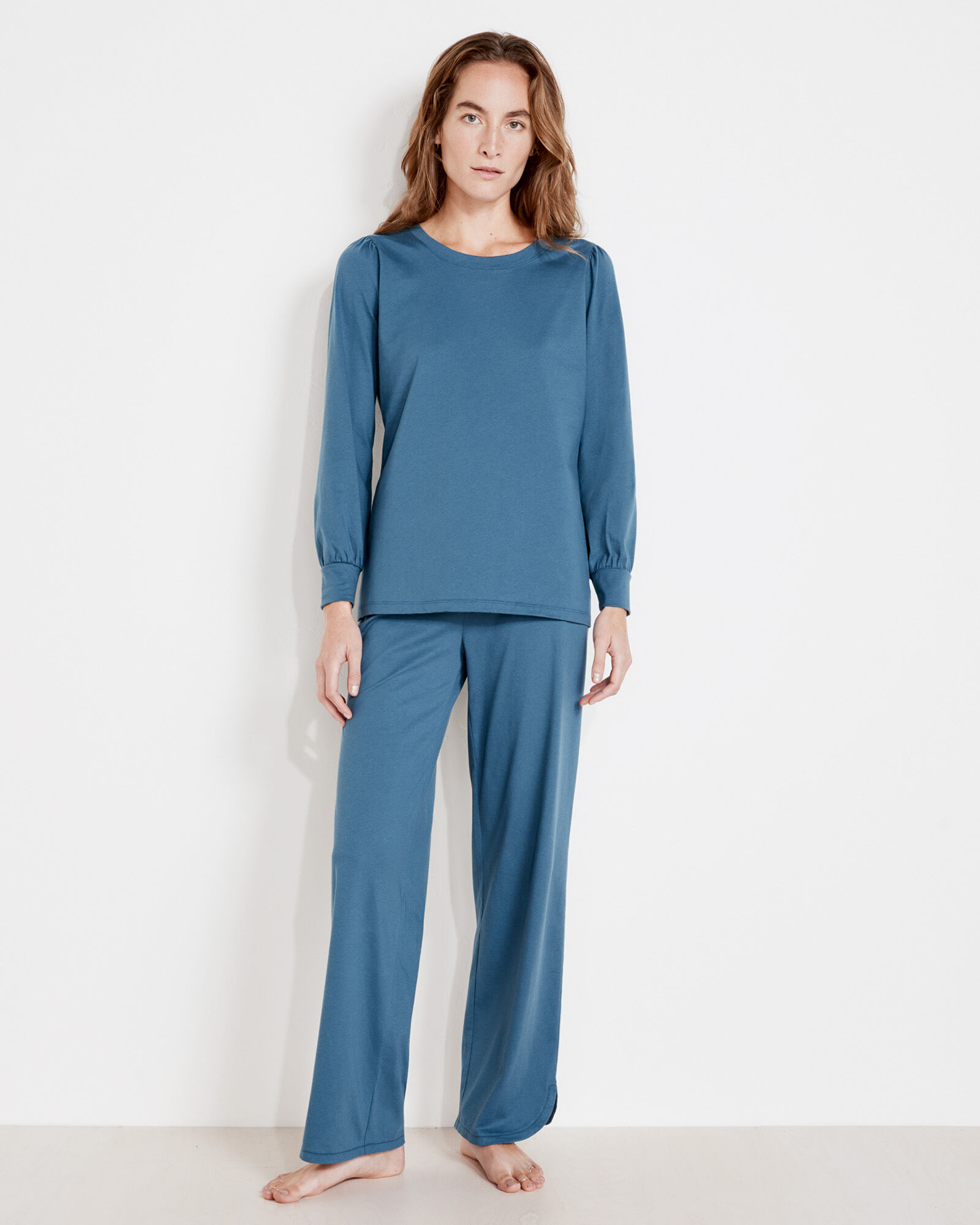 Organic Cotton Jersey Tulip Hem Sleep Pants
