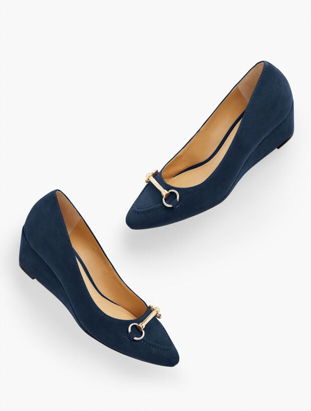 Talbots Grey Suede Wedge Shoes Talbots Shoes Talbots Grey Suede