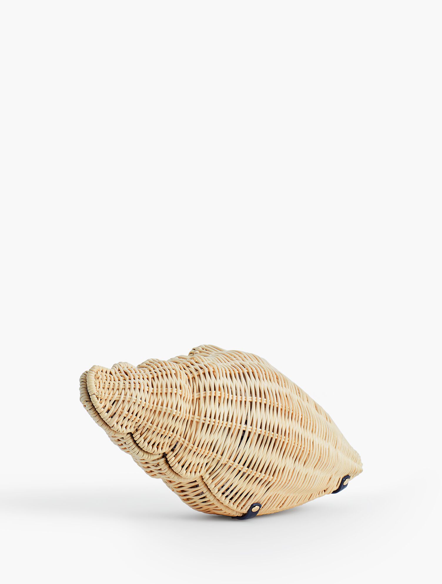 Shell Wicker Crossbody