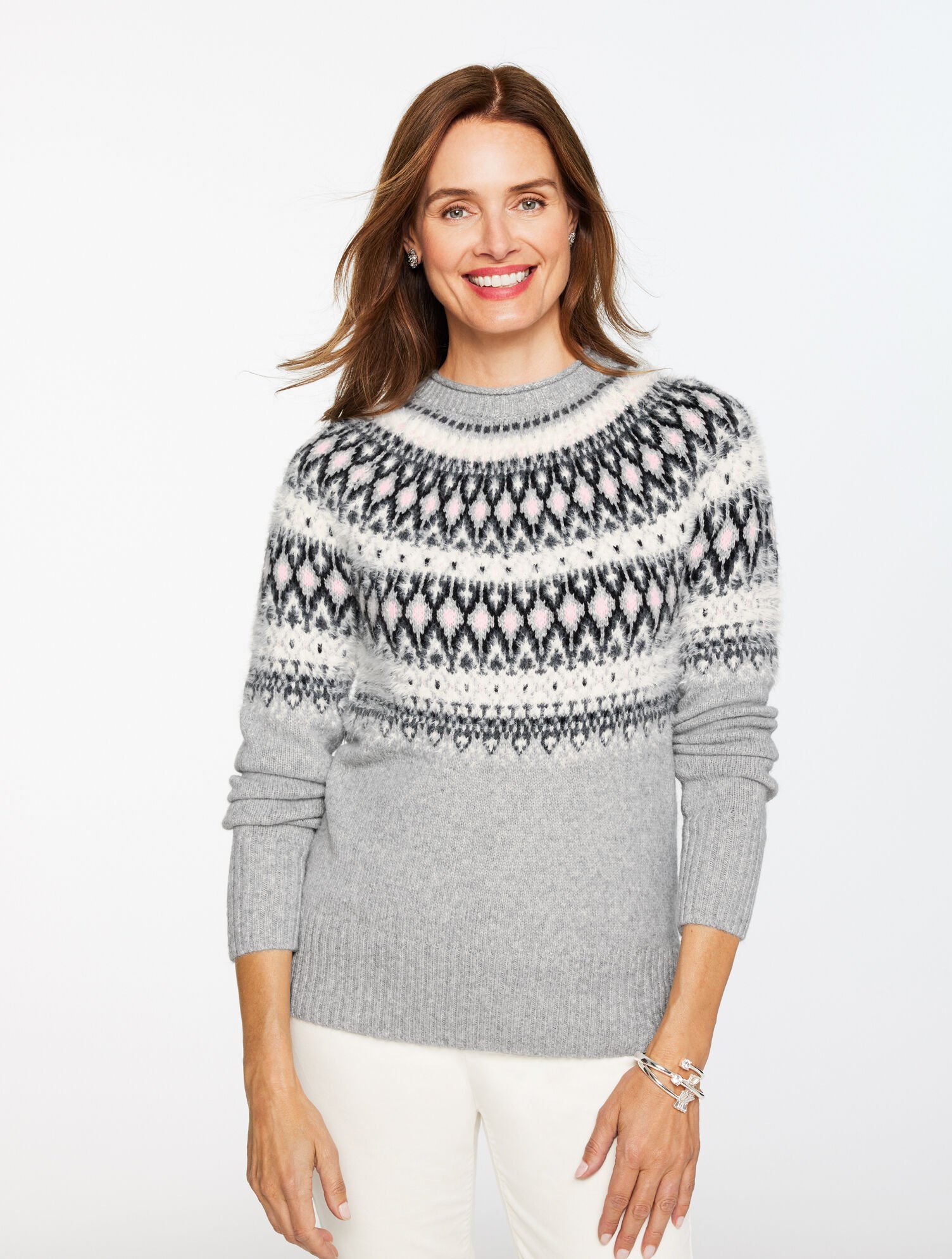 Crewneck Sweater - Persian Fair Isle
