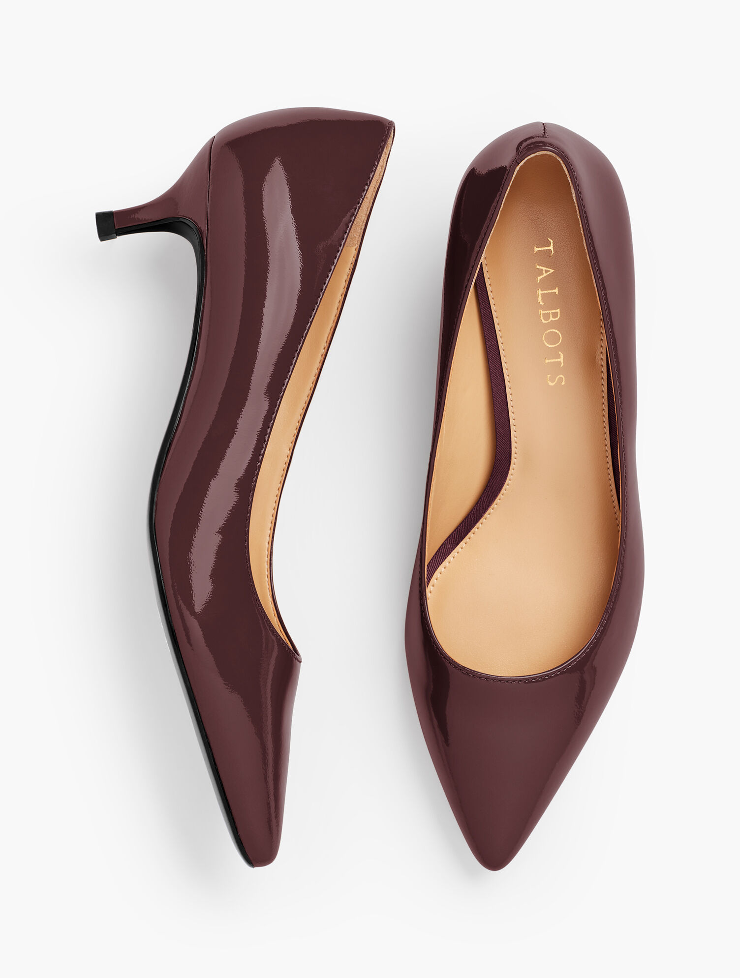 Sylvie Kitten Heel Pumps - Patent