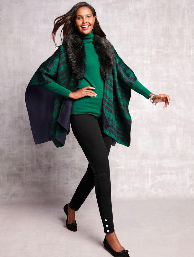 Black Watch Tartan Ruana | Talbots