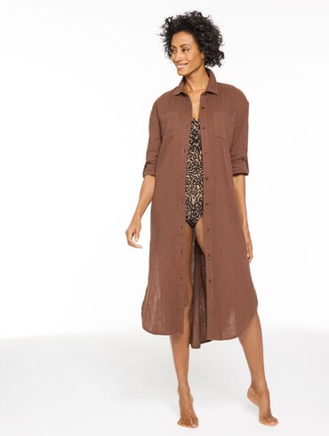 Women's Button Front Beach Dresses and Swimsuit Swimsuit Cover-Ups | Talbots Women's Button Front Beach Dresses and Swimsuit Swimsuit Cover-Ups | Talbots