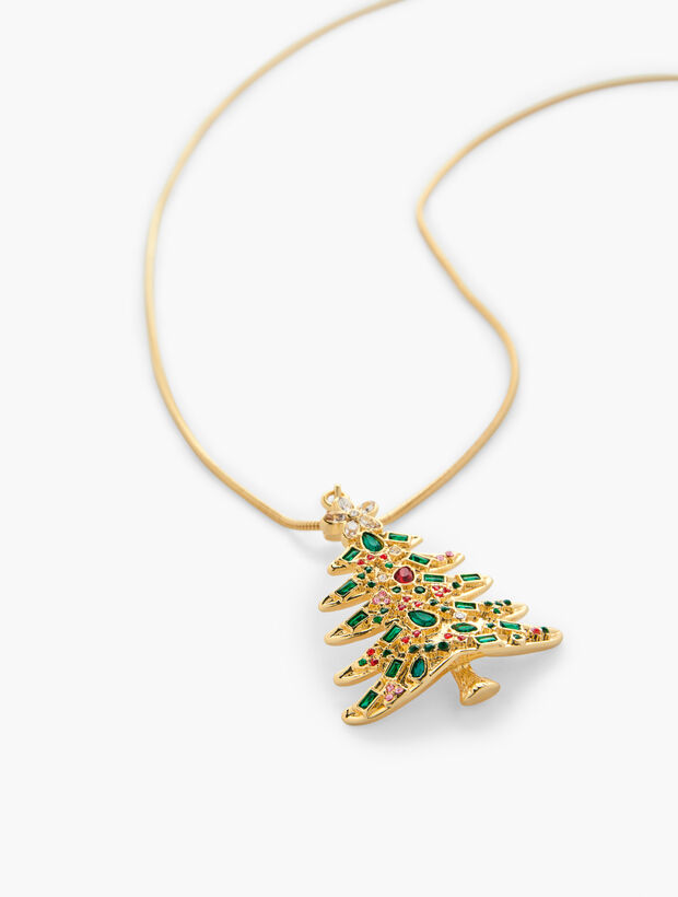 Happy Tree Pendant Necklace
