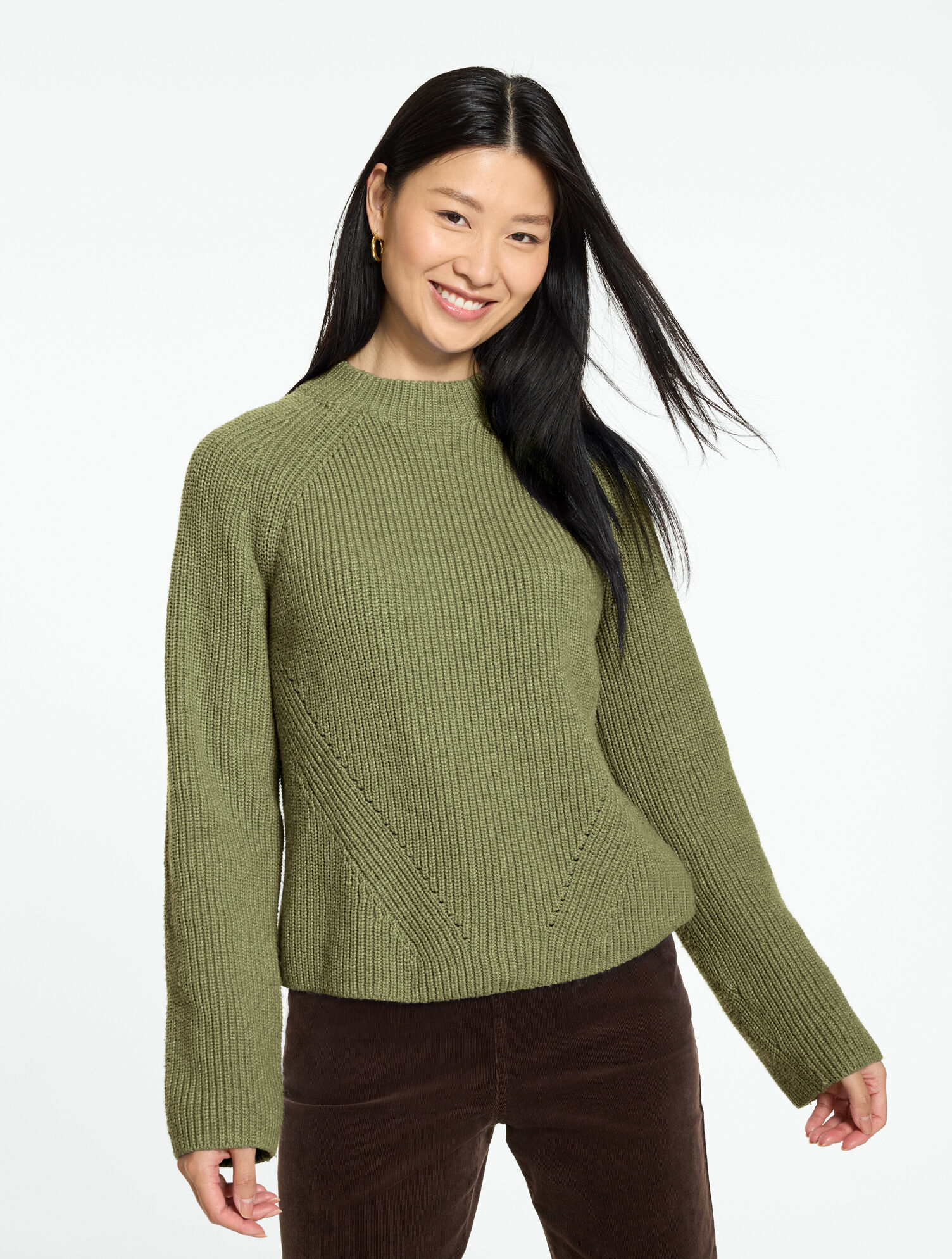 Shaker Knit Crewneck Sweater