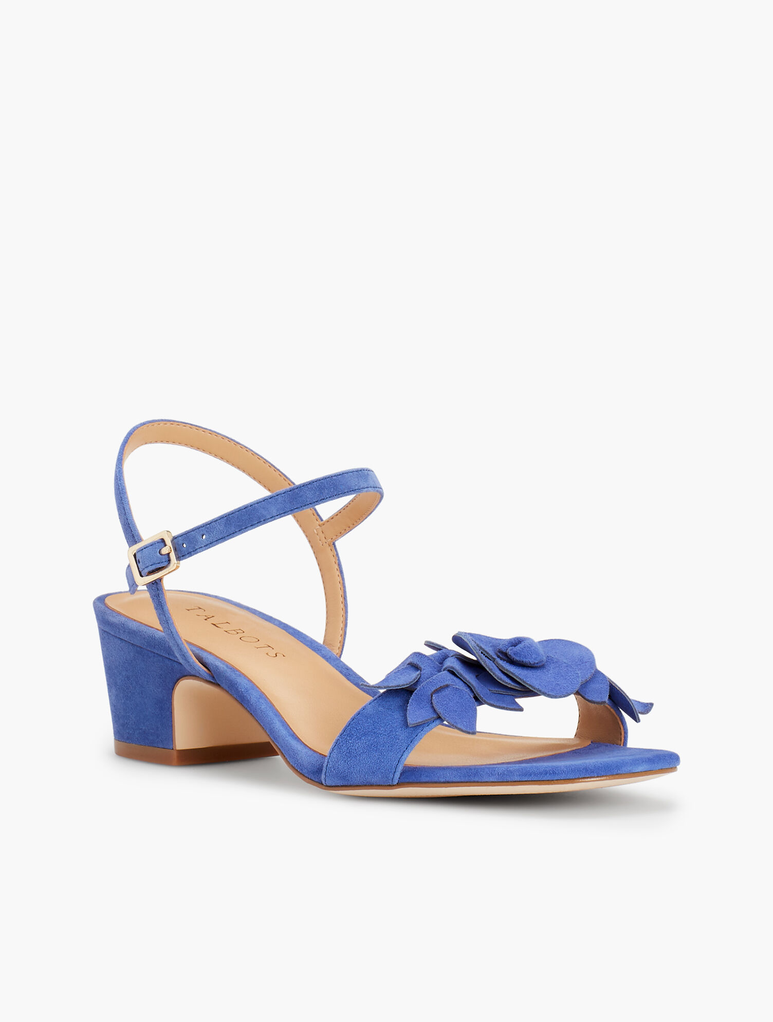 Meghan Flower Sandals - Suede