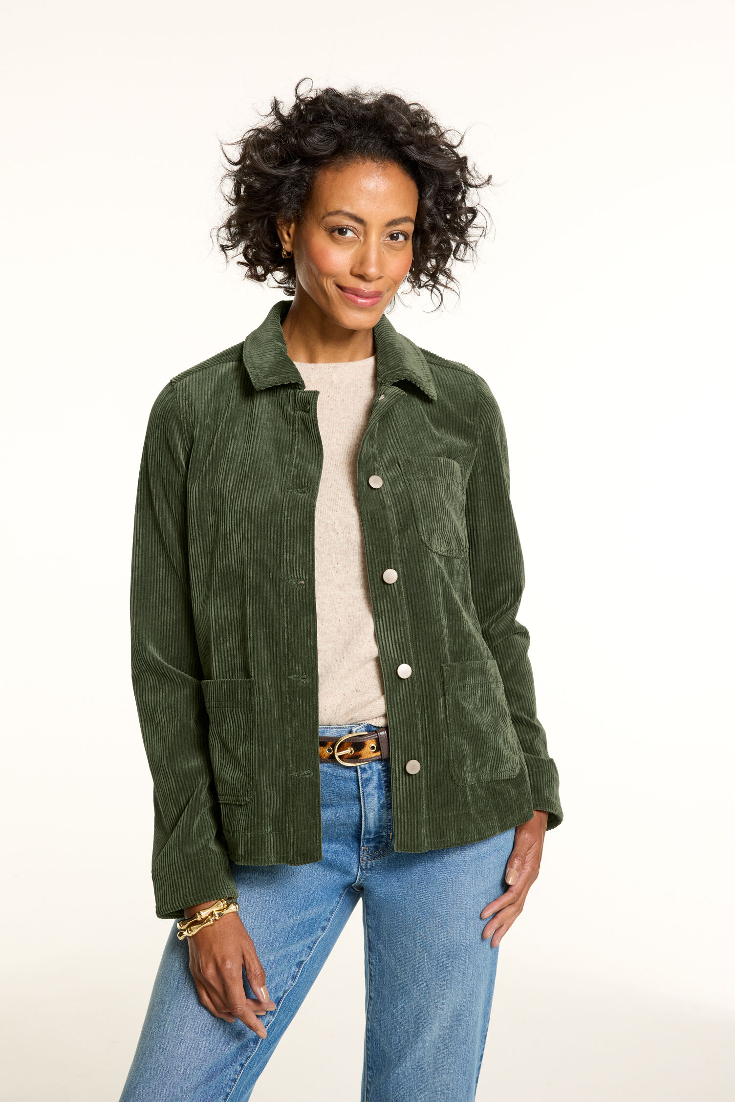 Corduroy Swing Jacket