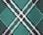 Satin V-Neck Midi Dress - Bold Plaid