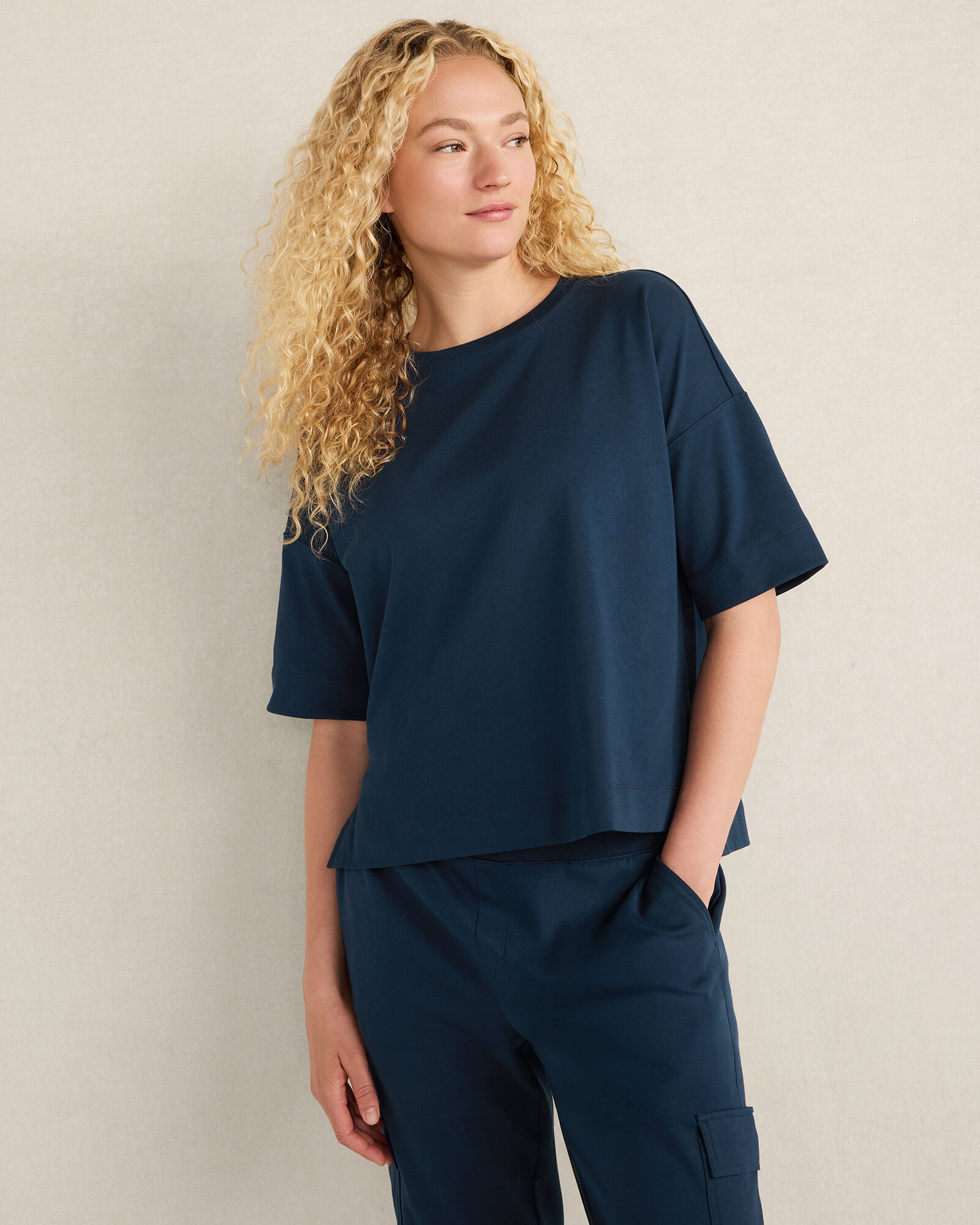 Plaited Organic Cotton Jersey Tee - image 2
